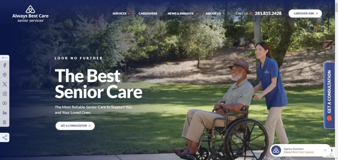 Always Best Care now serving Cypress, Texas, As Senior population grows throughout Houston